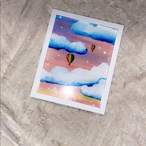 Painting for decoration with frame